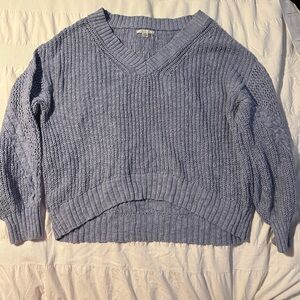 American Eagle blue knit sweater